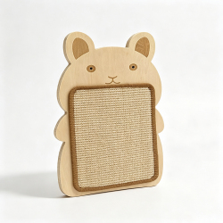 木质兔子造型猫抓板