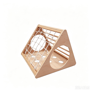 유아小型攀爬架滑梯早教托育幼儿感统三角爬架