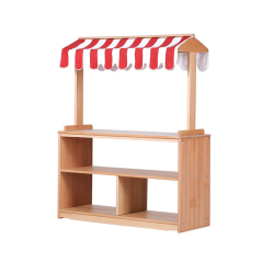 Bamboo Montserrat Lehrgeräte Kindergarten Eckschrank Massivholz Kinder Spielzeug Puppenstisch Holz Spielzeug Tisch Schrank